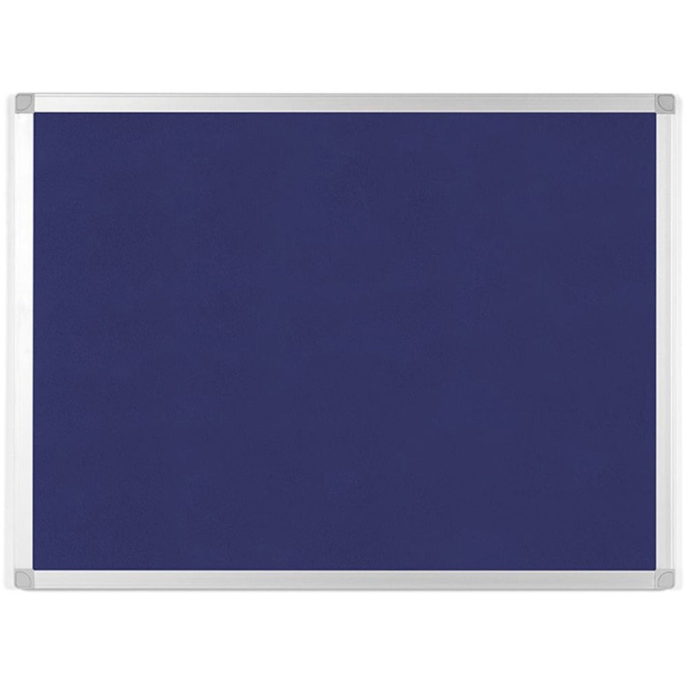 Image of Bi-silque Bulletin Board, Blue Fabric, 24"Wx36"Lx1/2"H, Blue