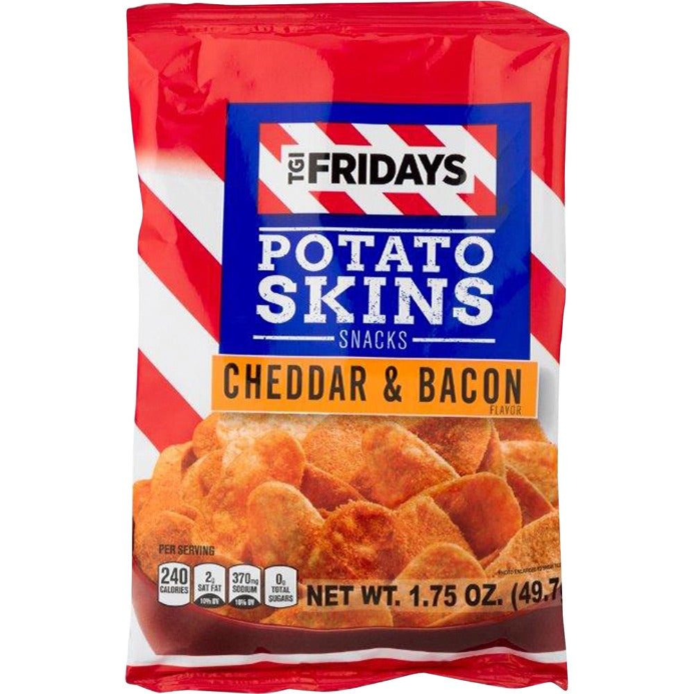 Image of Inventure Development Corp. Potato Skins Snack, Cheddar and Bacon, 1.75 oz, 55/CT, Multi