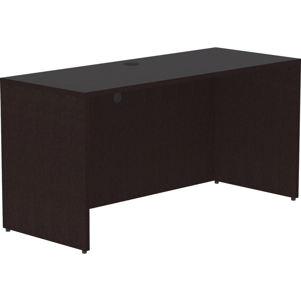 Image of Lorell Credenza Shell, Laminate, 60"x24"x29-1/2", Espresso