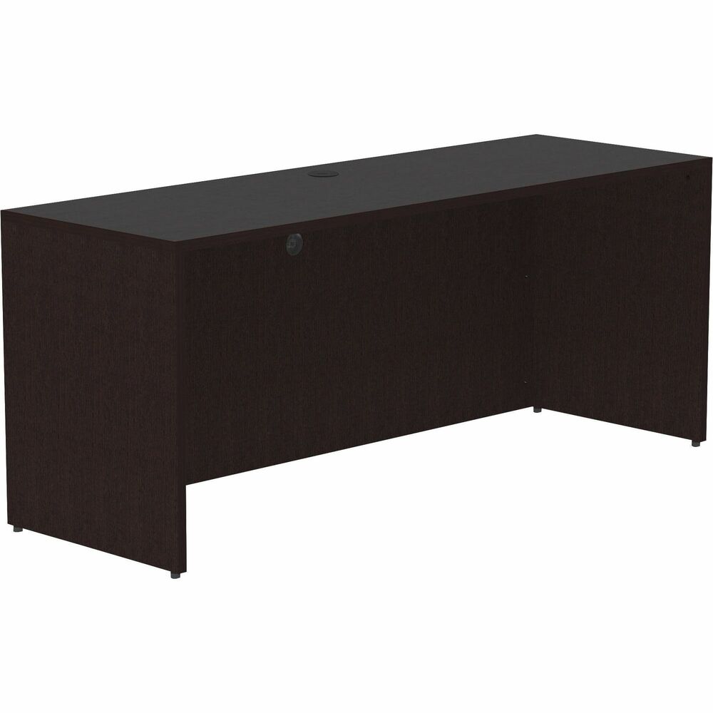 Image of Lorell Credenza Shell, Laminate, 72"x24"x29-1/2", Espresso