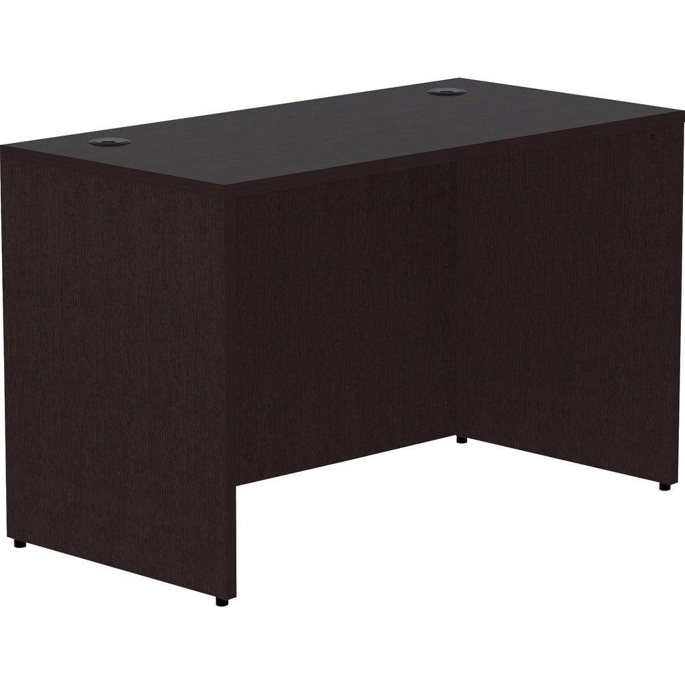 Image of Lorell Desk Shell, Rectangular, 48"x24"x29-1/2", Espresso