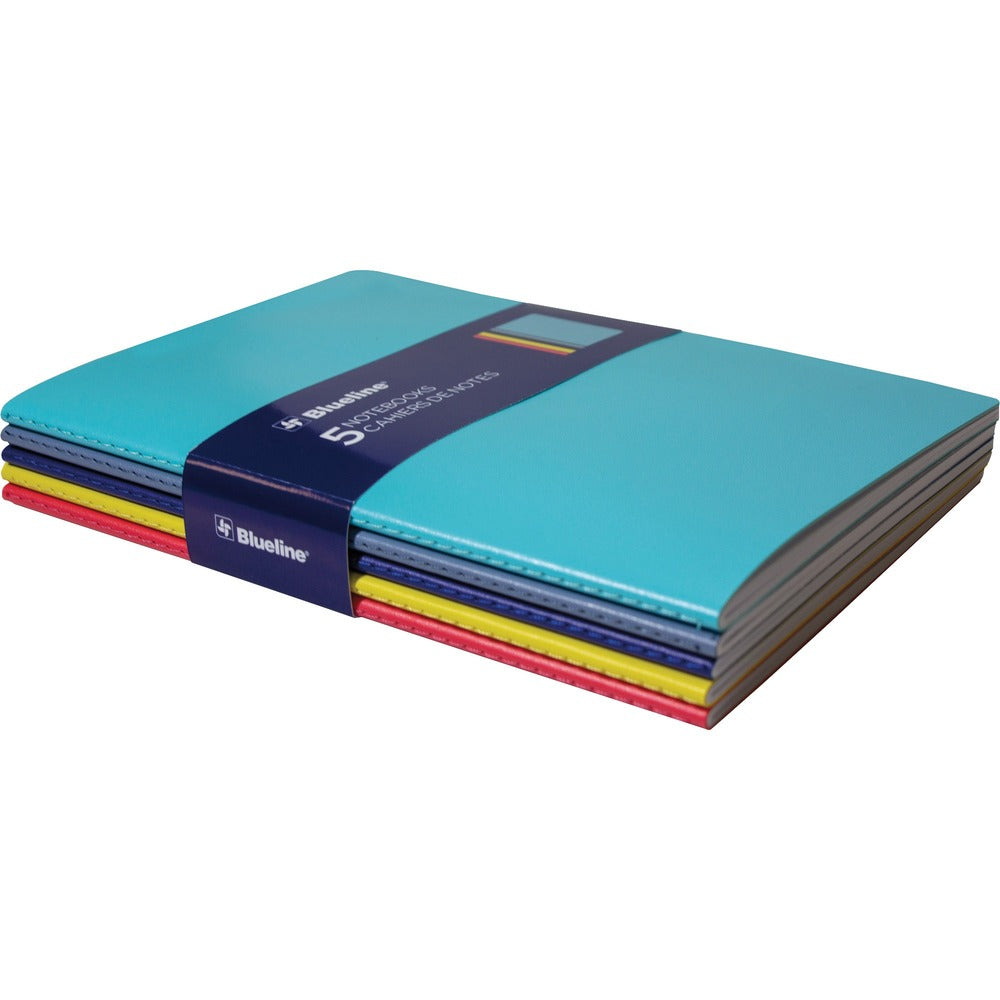 Image of Rediform Notebooks, Soft Cover, 64 Pages, 8-1/2"x11", 5/PK, AST