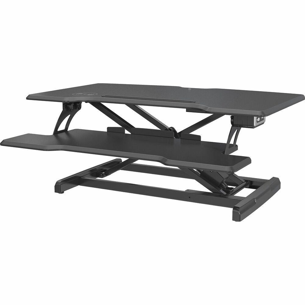 Image of Lorell Desk Riser, USB, Electric, 33-1/2"x20"x19-1/4", BK