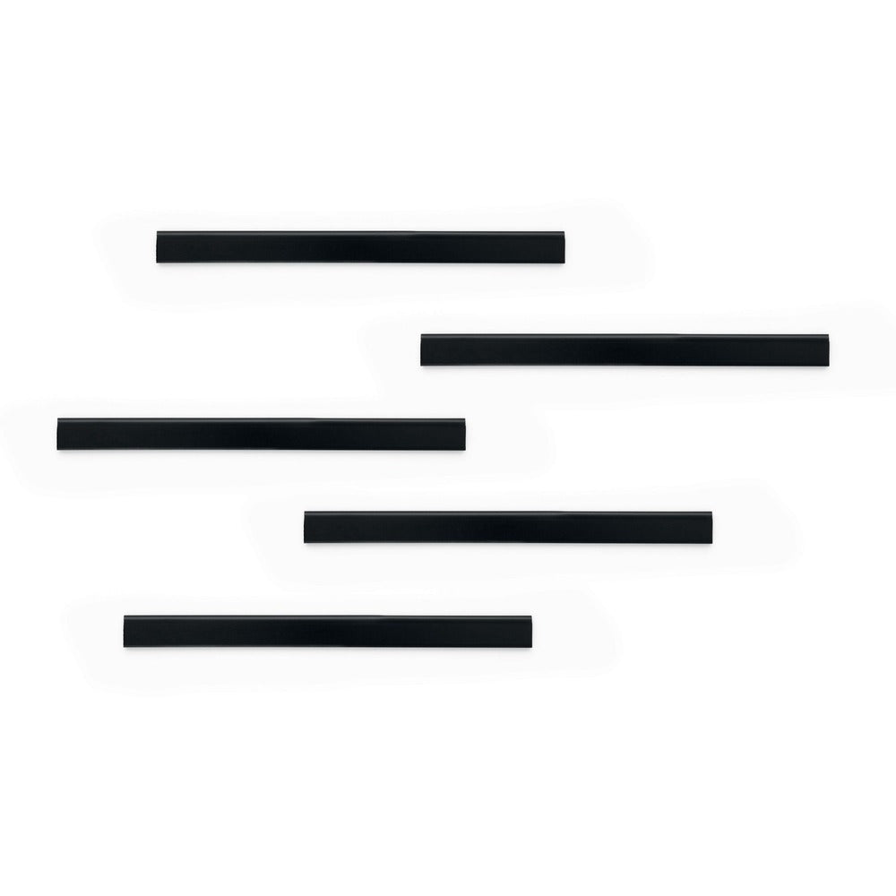 Image of Durable Office Products Rail, Magstrip, 8-1/4"Wx5/8"H, 10/PK, Black