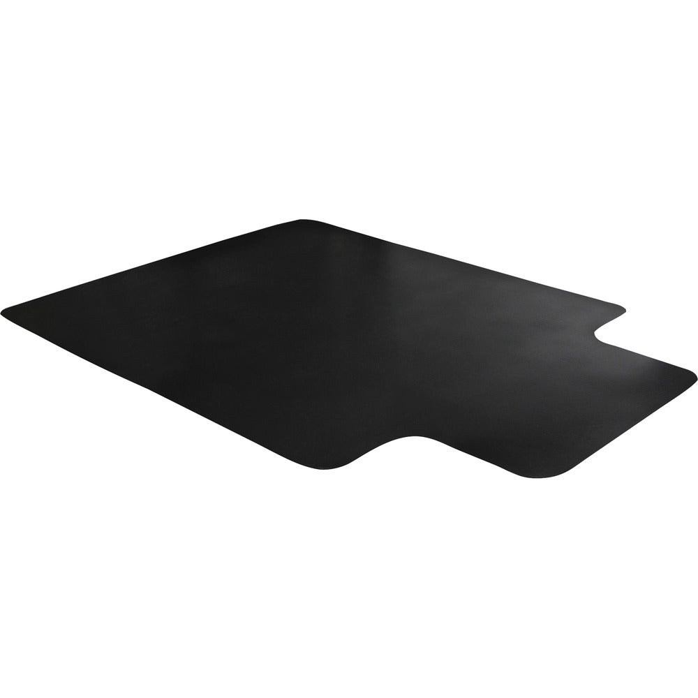 Image of FloorTex Chairmat, Hard Floor, 45"Wx53"Lx3/5"H, Black