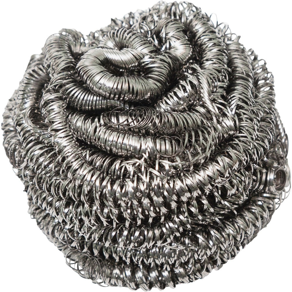 Image of Genuine Joe Scrubber,f/Appliances,Stainless Steel,3"Diax1-3/4",12/BX,SR