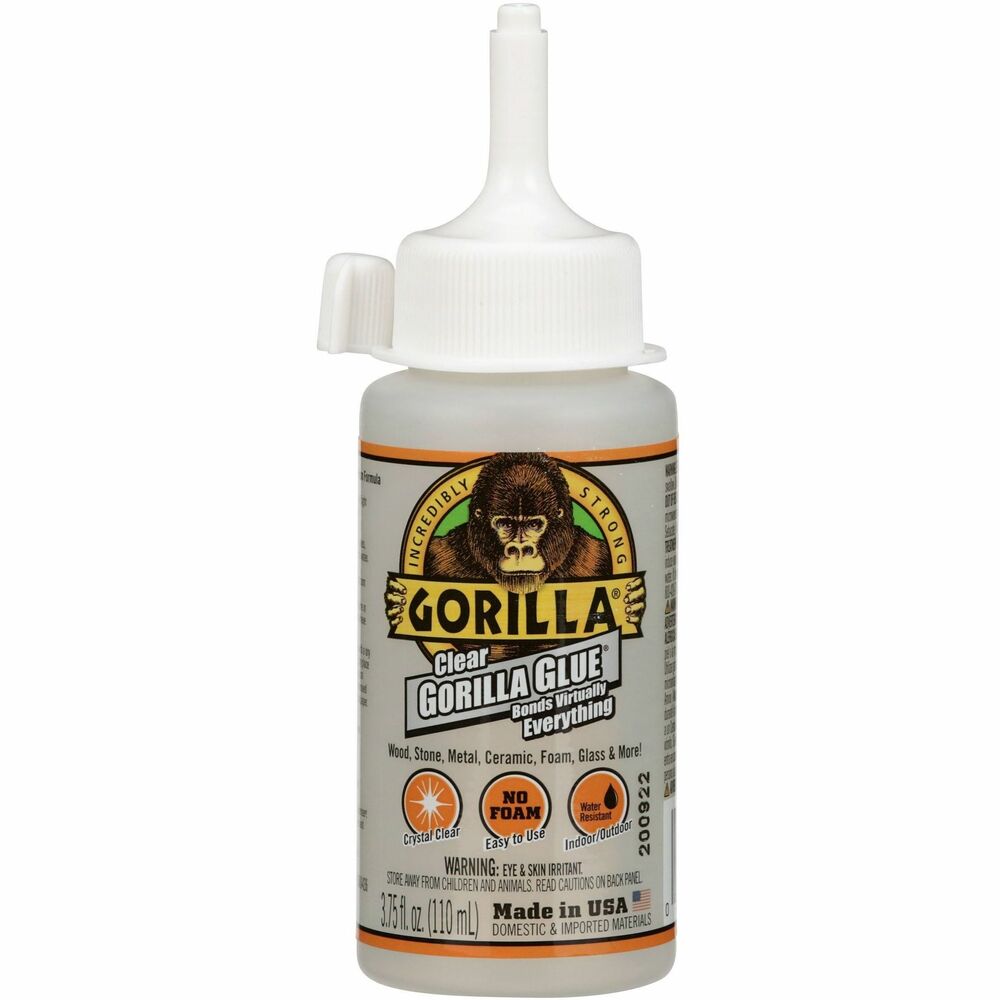 Image of The Gorilla Glue Company Glue, Indoor/Outdoor, 3.75 fl oz, Clear