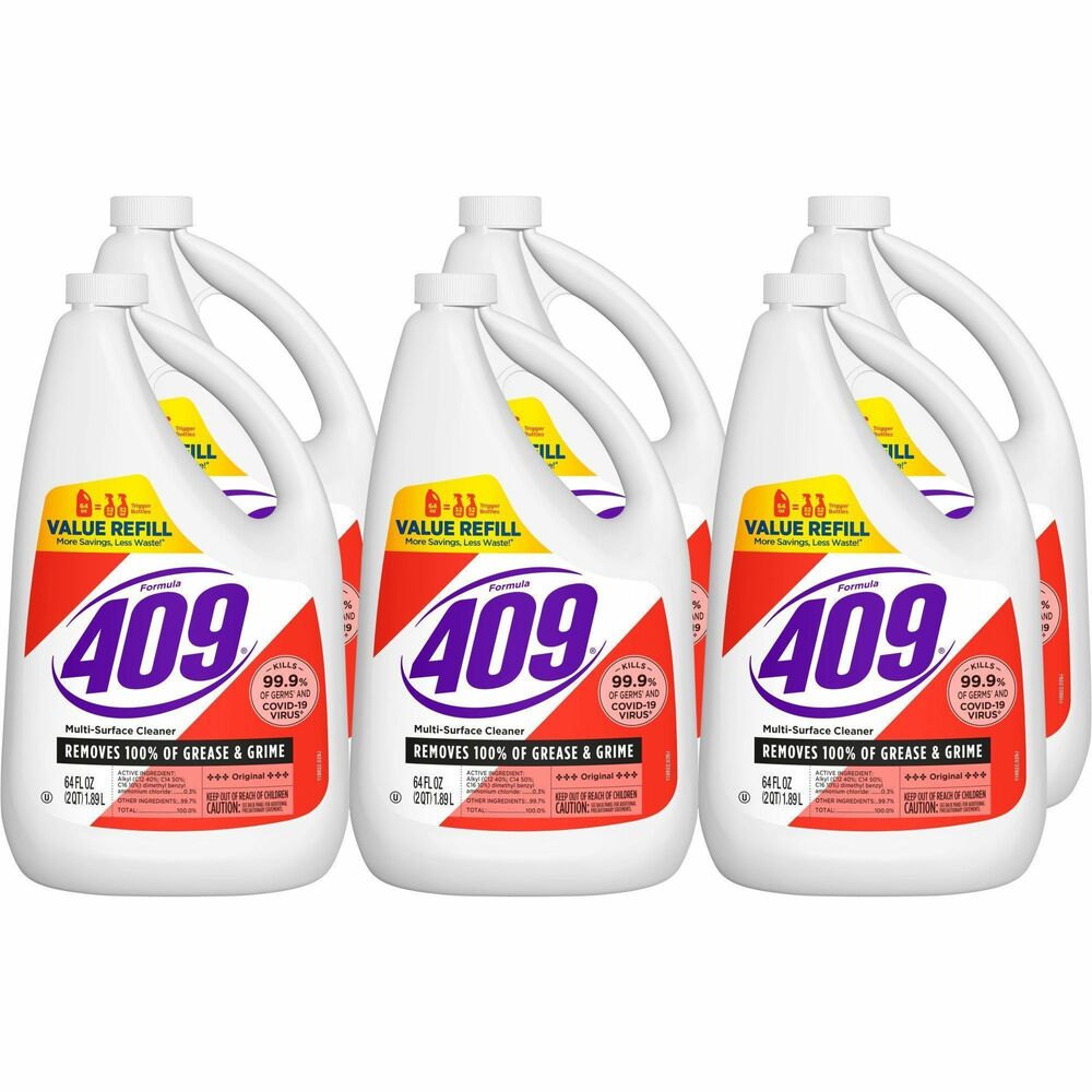Image of Clorox Company Multisurface Cleaner, Formula 409, 64 fl oz, 6/CT, White