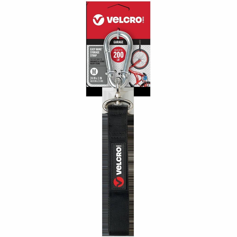 Image of Velcro Industries Strap, Easy Hang, 200 lb Cap, Medium, 1"Wx16"H, Black