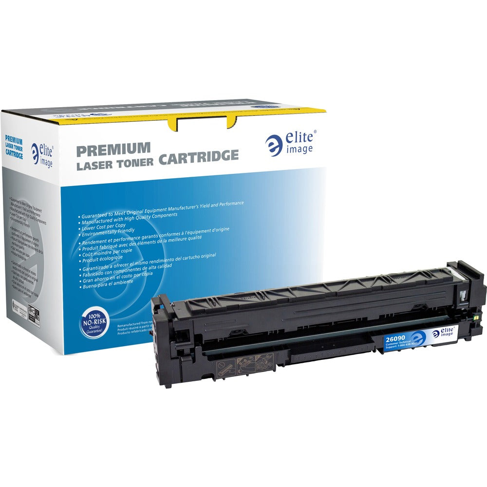 Image of Elite Image Toner Cartridge, rem/ HP CF502A, 1300 Yield, YW