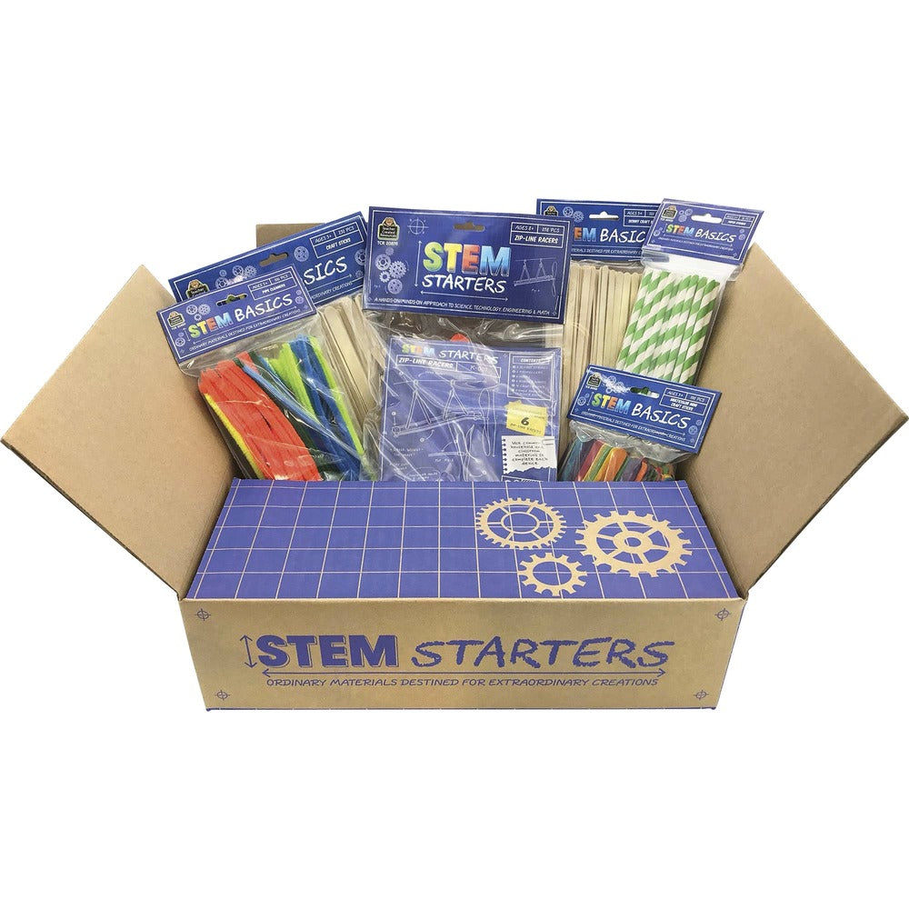 Image of Teacher Created Resources Stem Starters Kit, Zip Line, Student Activity, 38 pcs, Multi