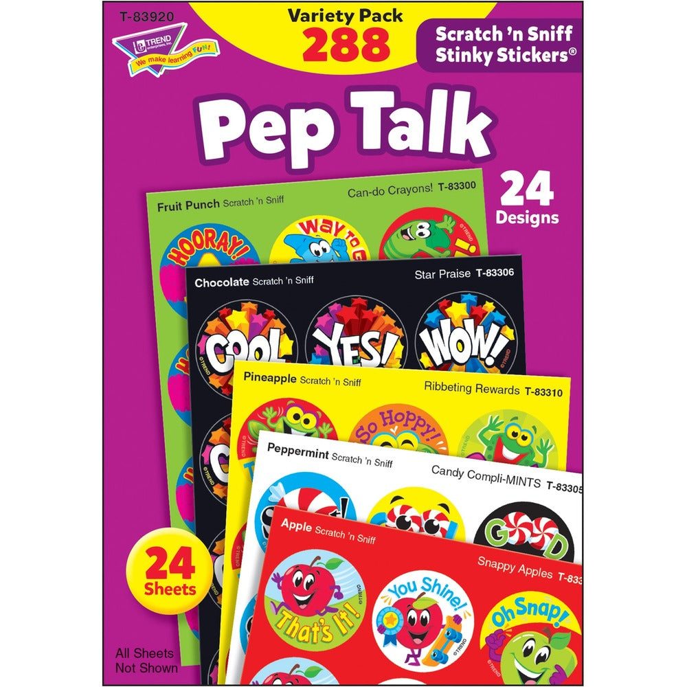 Image of Trend Enterprises Stickers, Scratch N Sniff, 4-1/8"Wx5-7/8"H, 288/PK, Multi