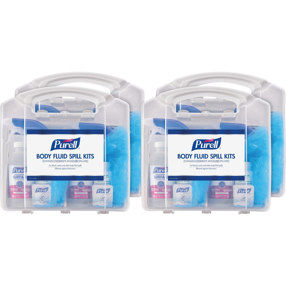 Image of Gojo Spill Kit,f/Body Fluids,w/User Protection,2 Uses,8/CT