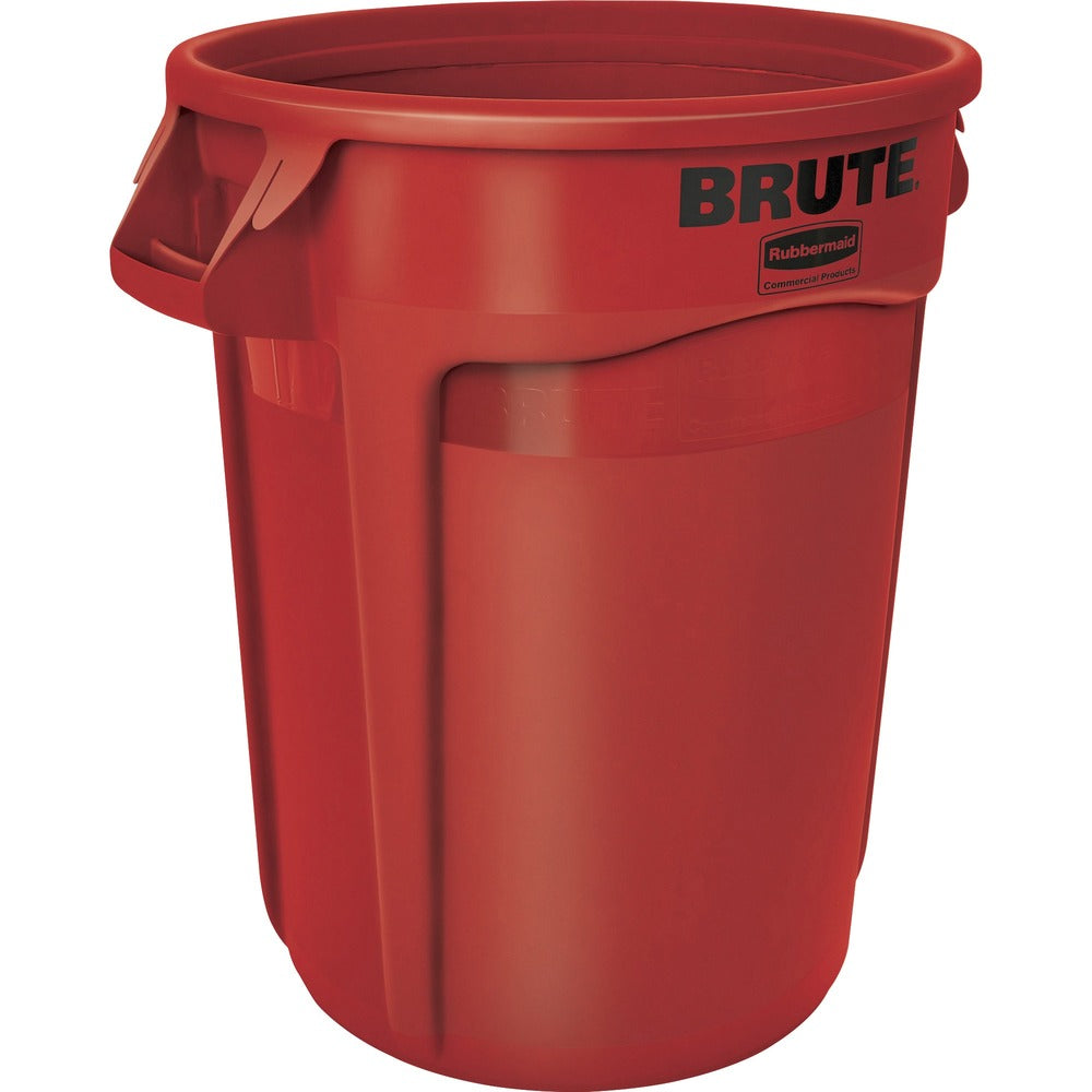 Image of Rubbermaid Commercial Products Brute Container, Hvy-Dty, 32 Gallon, 6/CT, Red