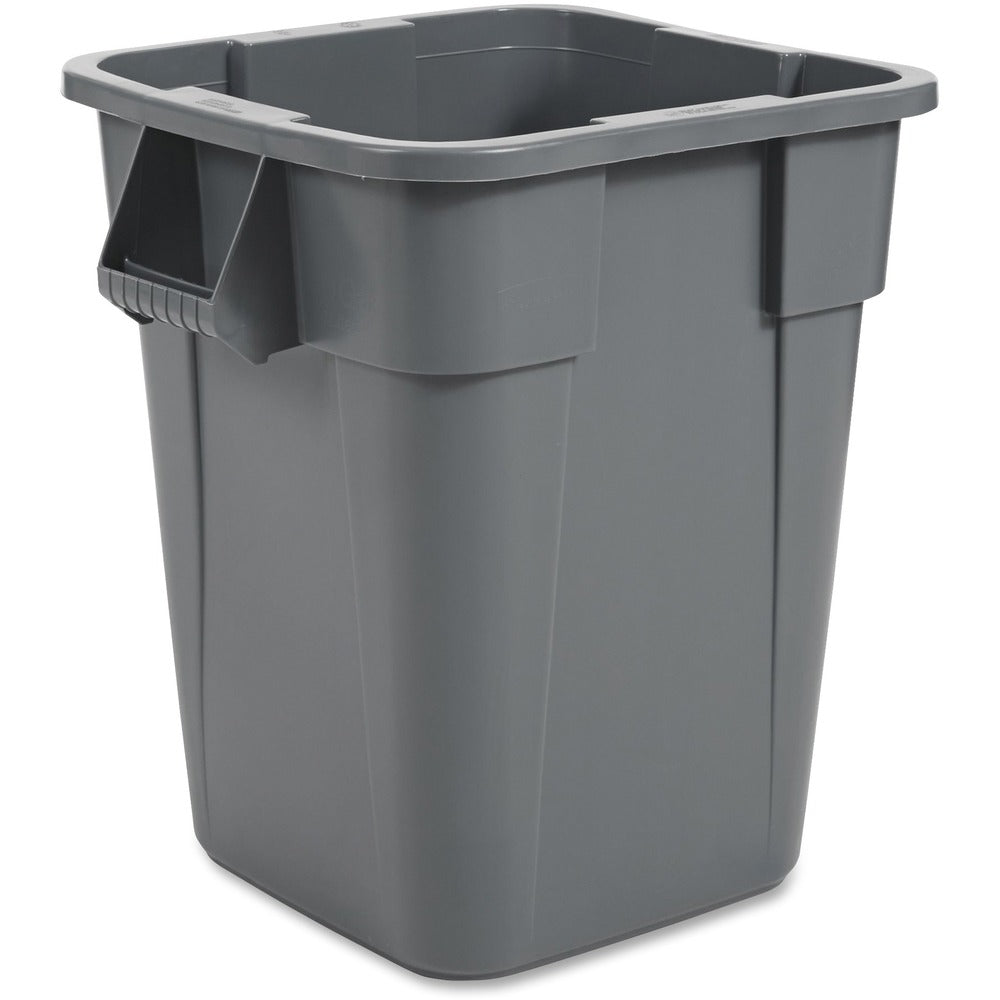 Image of Rubbermaid Commercial Products Brute Container, No Lid, 27"x23-1/4"x28-3/4", 4/CT, Gray