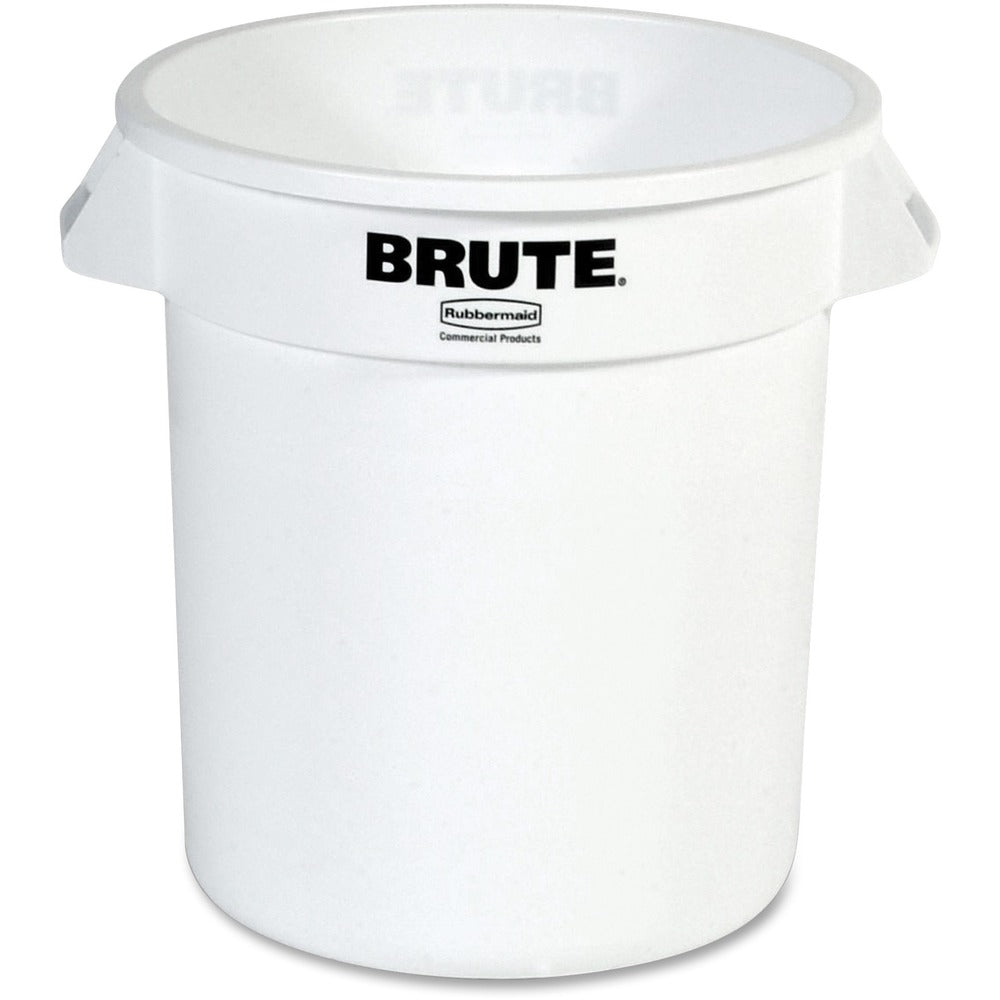 Image of Rubbermaid Commercial Products Brute Round Container, 10Gal, 15.6"Diax17.3"H", 6/CT, WE