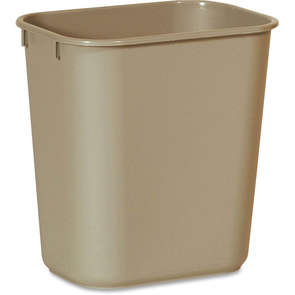 Image of Rubbermaid Commercial Products Waste Bin,Plastic,13 Qrt,11-3/8"x8-1/4"x12-1/8",12/CT,BG
