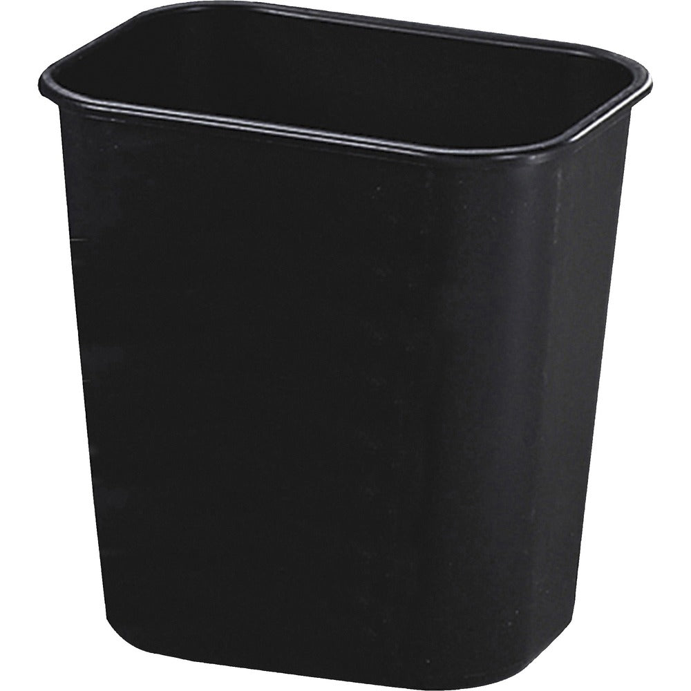 Image of Rubbermaid Commercial Products Waste Bin,Plastic,13 Qrt,11-3/8"x8-1/4"x12-1/8",12/CT,BK