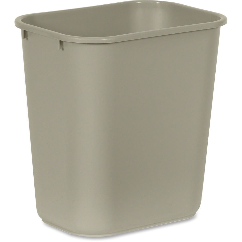 Image of Rubbermaid Commercial Products Waste Bin,Plastic,28 Quart,14-1/4"x10-1/4"x15",12/CT,BG