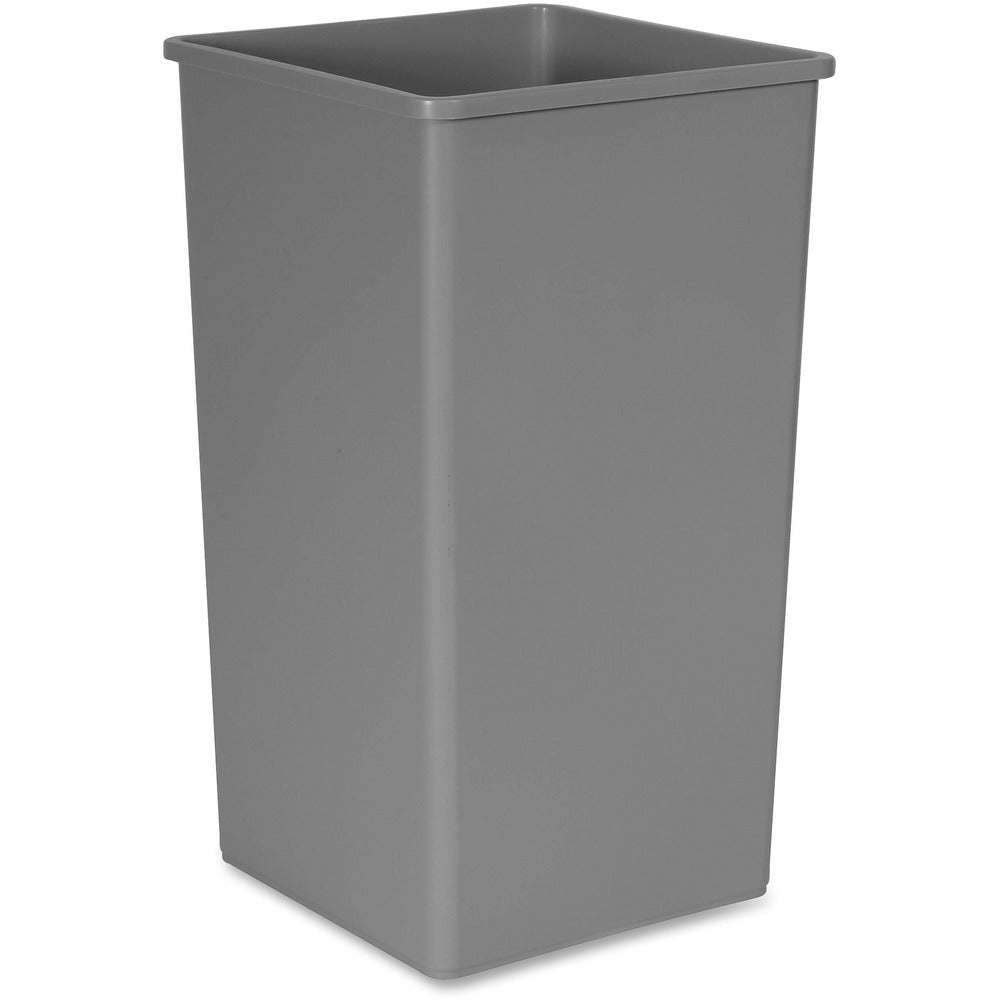 Image of Rubbermaid Commercial Products Waste Container, 50 Gal, 19-1/2"x19-1/2"x34-1/3", 4/CT, Gray