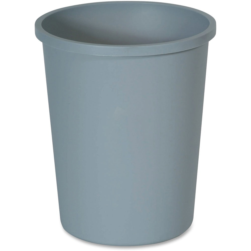 Image of Rubbermaid Commercial Products Waste Container, Round, 11 Gal, 15-4/5"Dx18-4/5", 6/CT, Gray