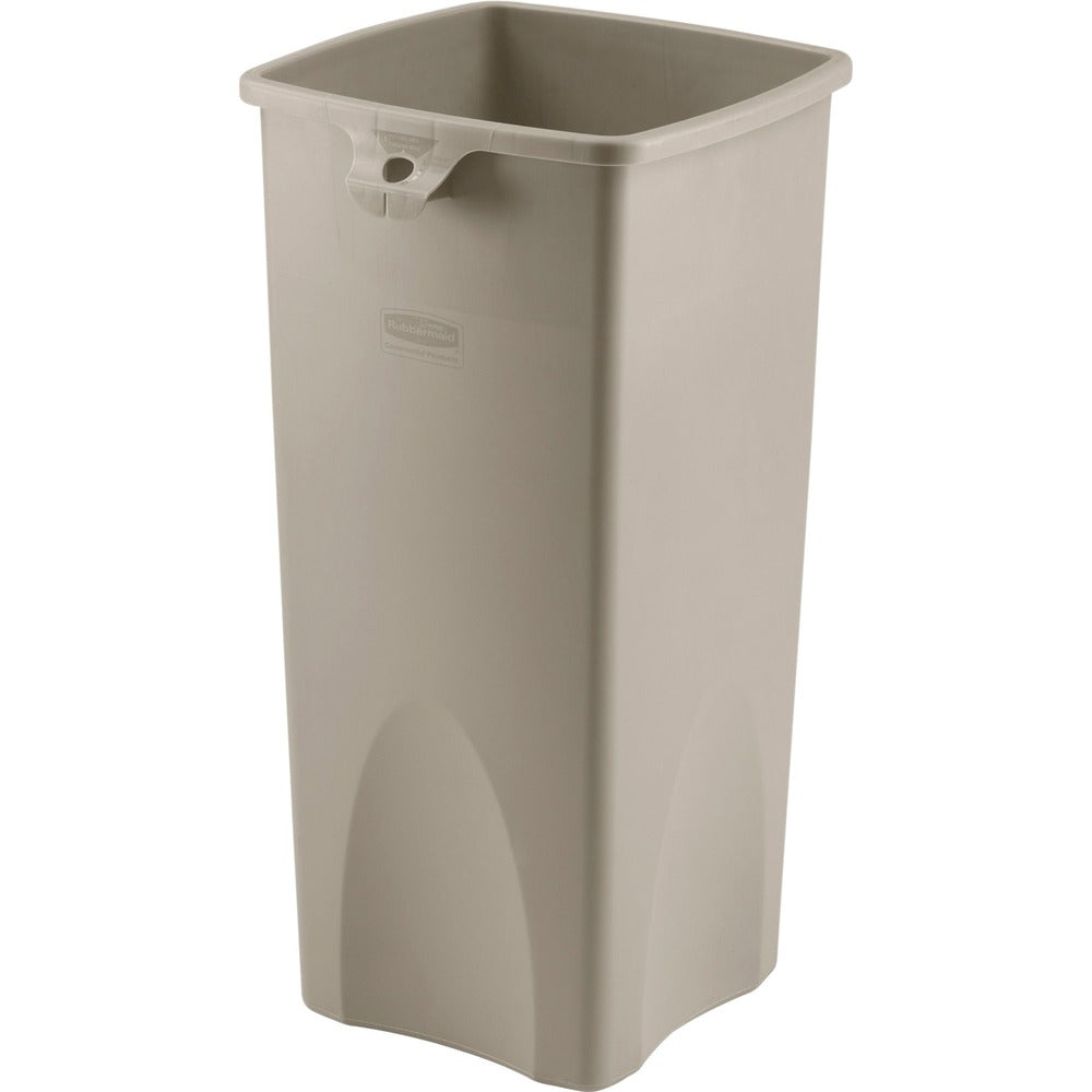 Image of Rubbermaid Commercial Products Waste Container,Sqre,23 Gal,15-1/2"x16-1/2"x30-9/10",3/CT,BE