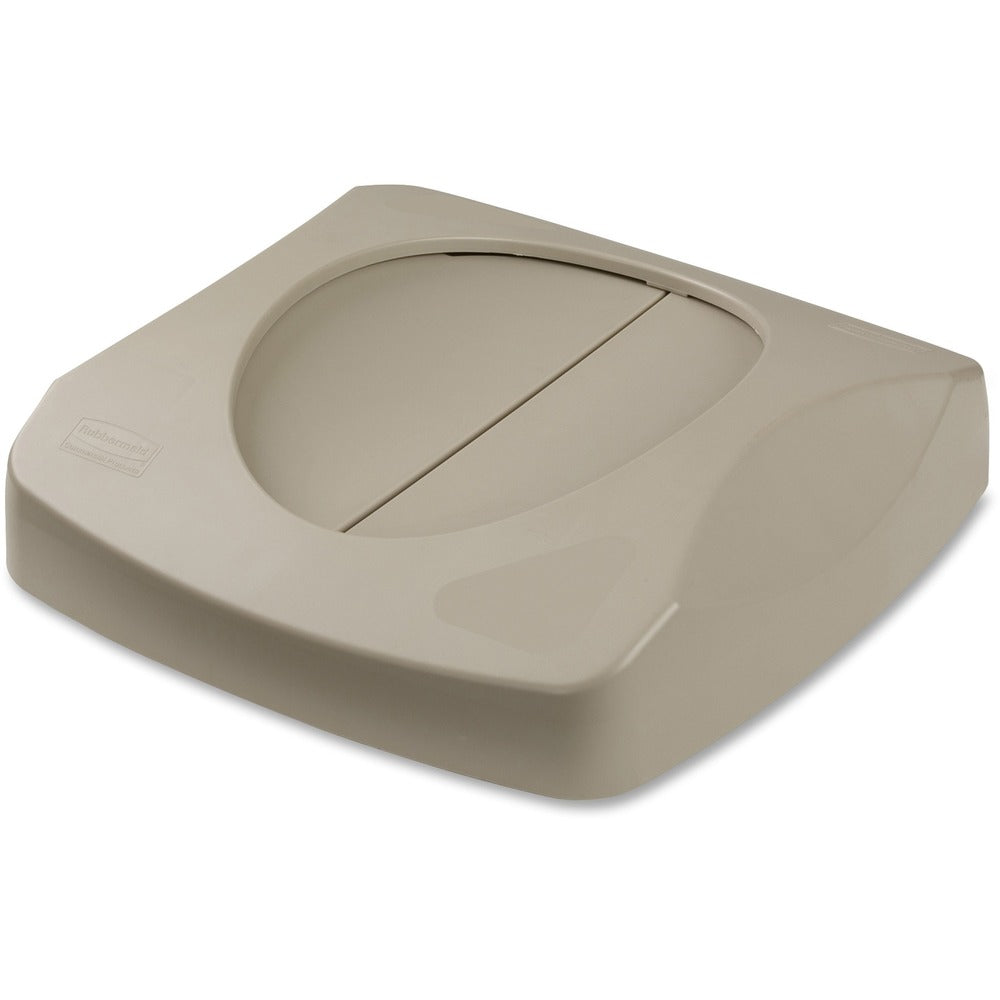 Image of Rubbermaid Commercial Products Lid,Swing,f/Square Untouchable Container,16"x16"x4",6/CT,BG