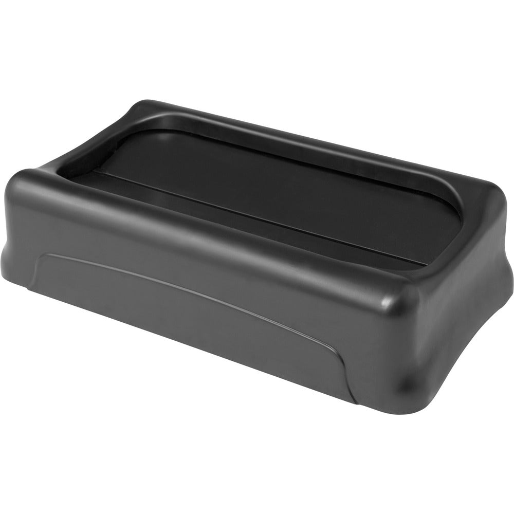 Image of Rubbermaid Commercial Products Swing Lid,f/Slim Jim Containers,20-1/2"x11-7/10"x5",4/CT,BK