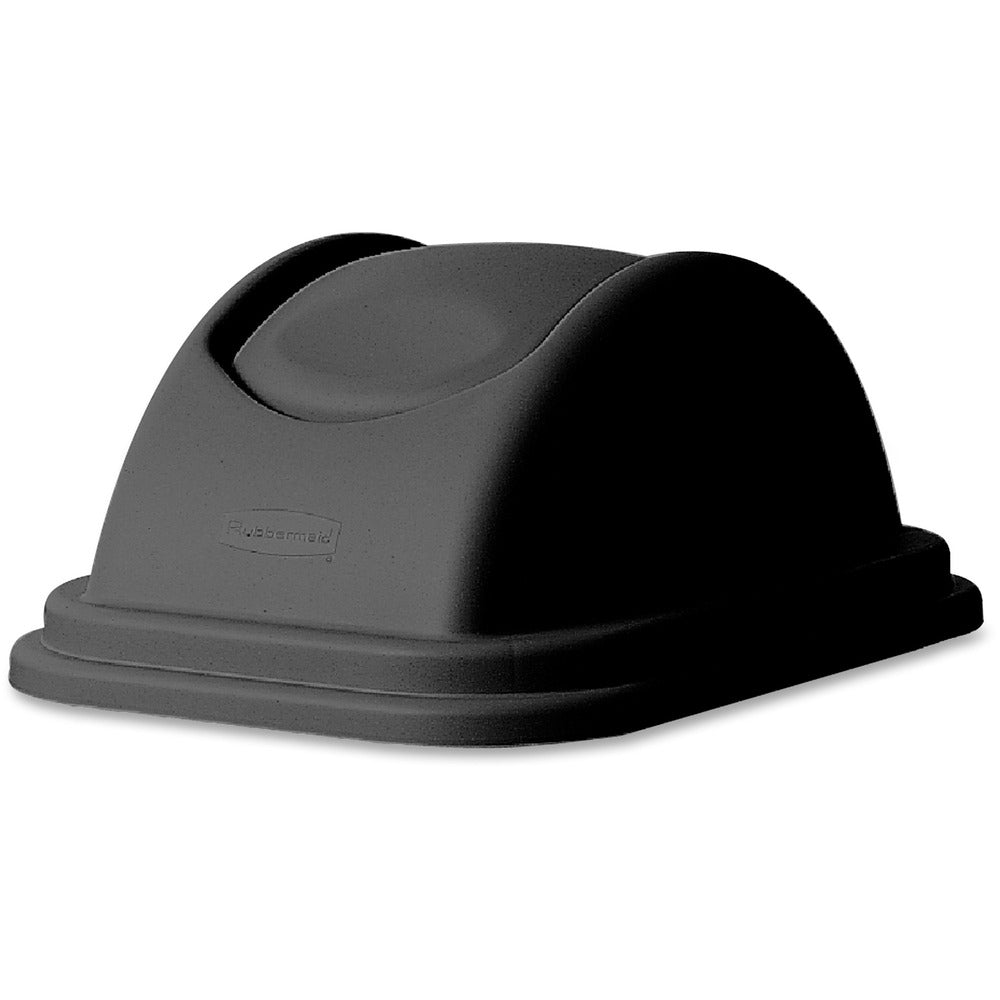 Image of Rubbermaid Commercial Products Untouchable Top, 11-5/8"x16"x7", 6/CT, Black