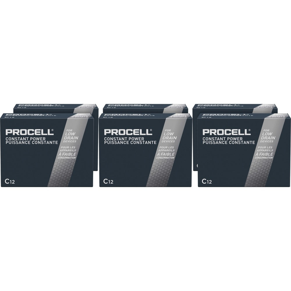 Image of Duracell U.S.A. Batteries, C, Alkaline, 12/BX, 6BX/CT, BK
