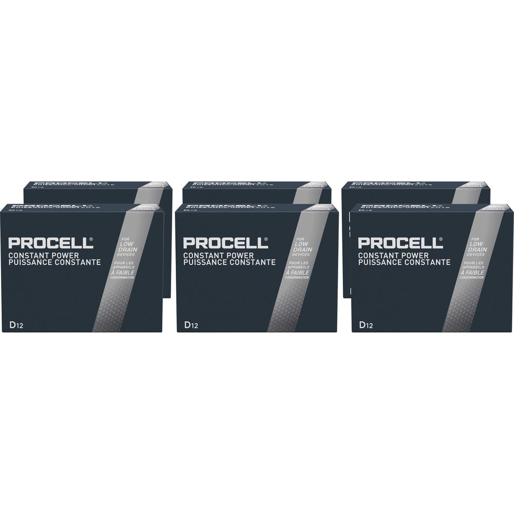 Image of Duracell U.S.A. Batteries, D, Alkaline, 12/BX, 6BX/CT, BK