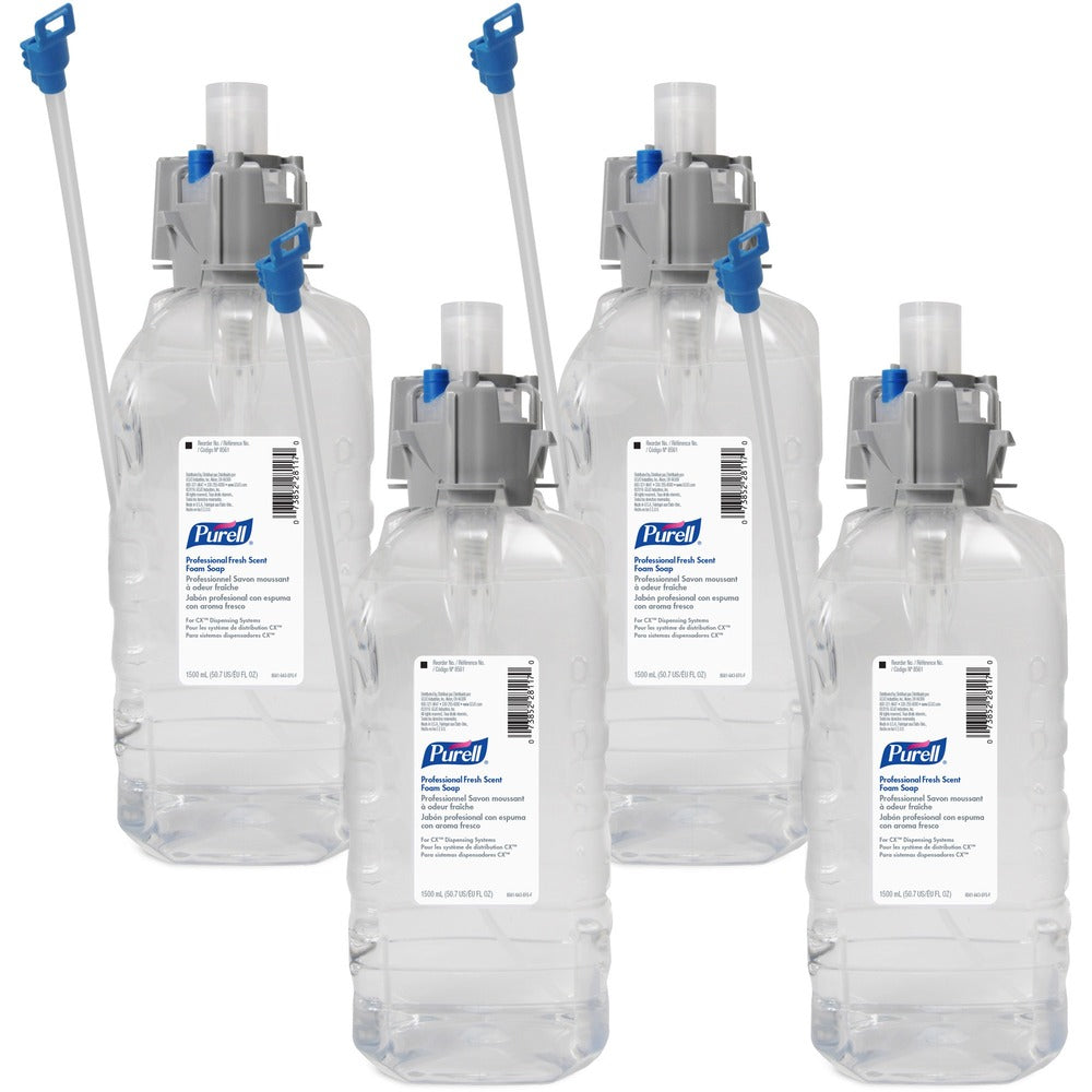 Image of Gojo Soap, Foam, Fresh Scent, f/CXM/CXI/CXT, 1500 ml, 4/CT, Clear