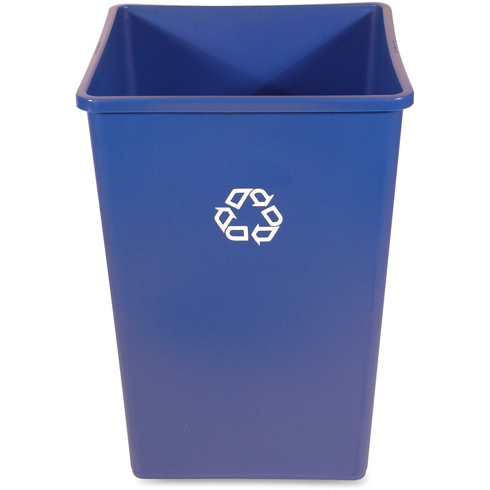 Image of Rubbermaid Commercial Products Recycling Container,Square,35 Gal,19-1/2"x27-3/5",4/CT,BE