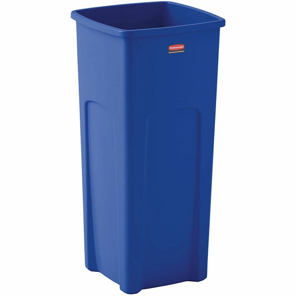 Image of Rubbermaid Commercial Products Container,Square,23 Gal,15-1/2"x16-1/2"x32.9",4/CT,BE