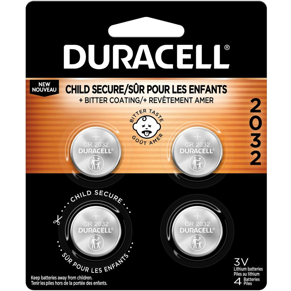 Image of Duracell U.S.A. Coin Battery, Lithium, 3 Volt, 4/PK, 30 PK/CT, SR
