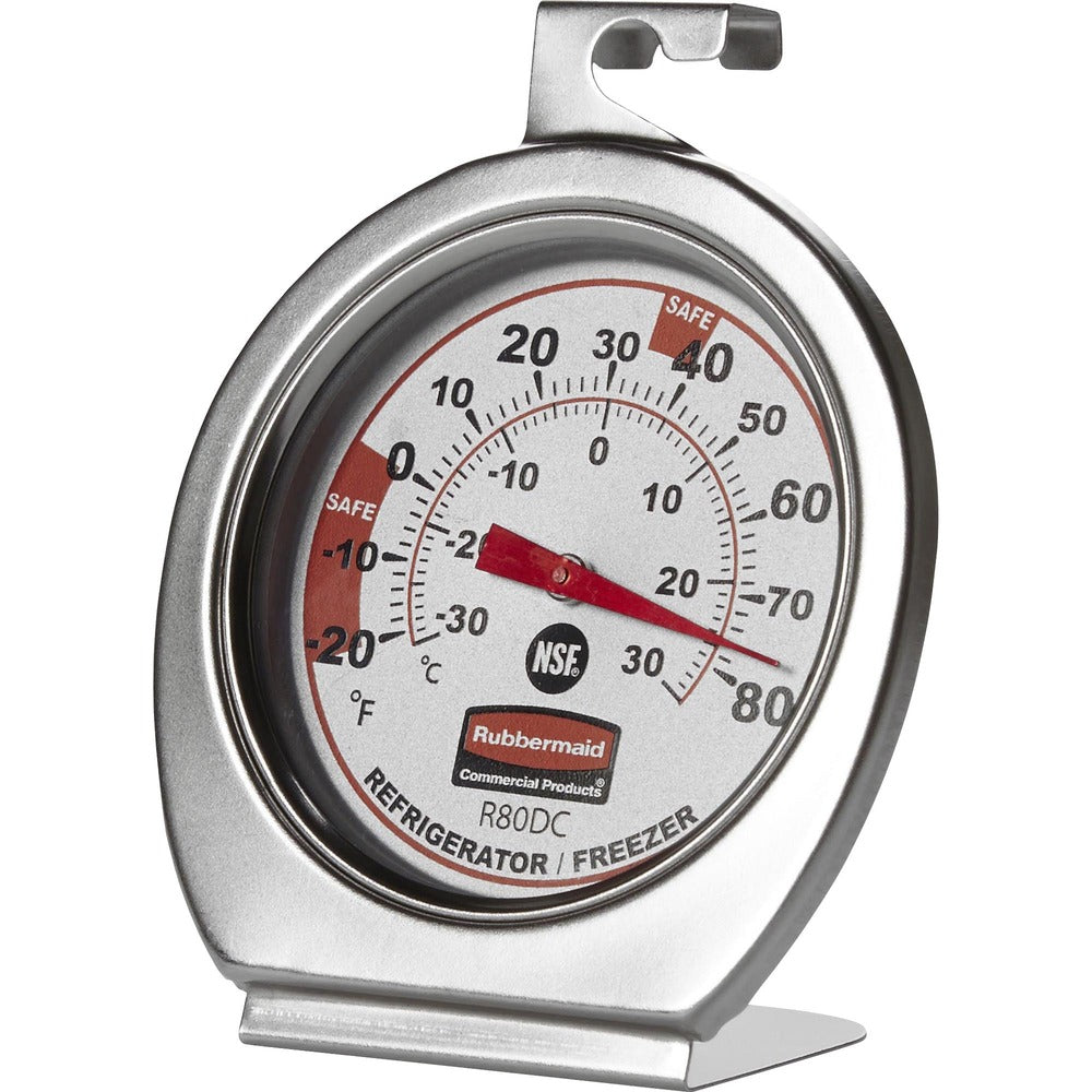 Image of Rubbermaid Commercial Products Thermometer, f/Freezer/Refrigerators, -20 to 80F, 12/CT, SR
