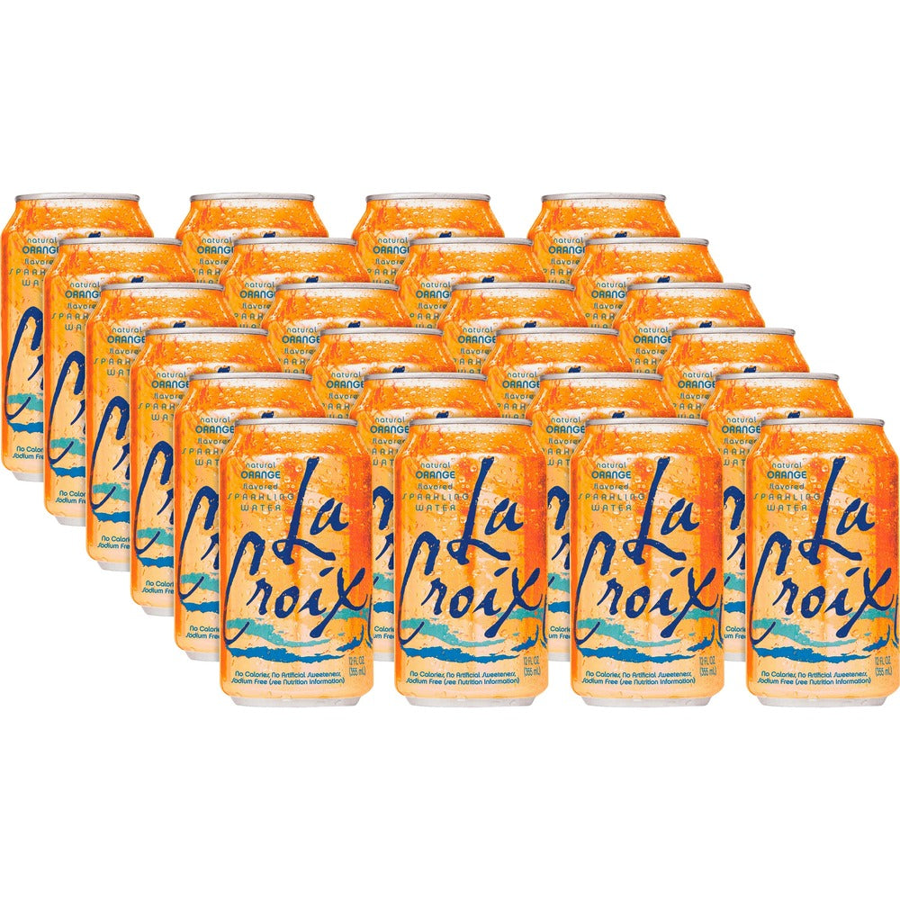 Image of La Croix Sparkling Water, Orange, 12 fl. oz., 12/PK, 2/CT, Multi