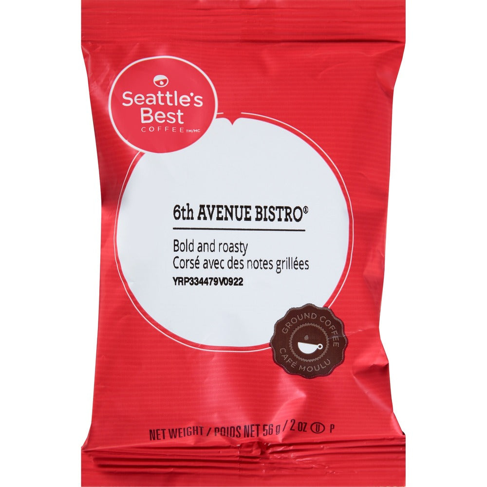 Image of Seattle's Best Coffee Ground Coffee, Level 4, 2 oz. Pks, 18/BX, Dark Roast