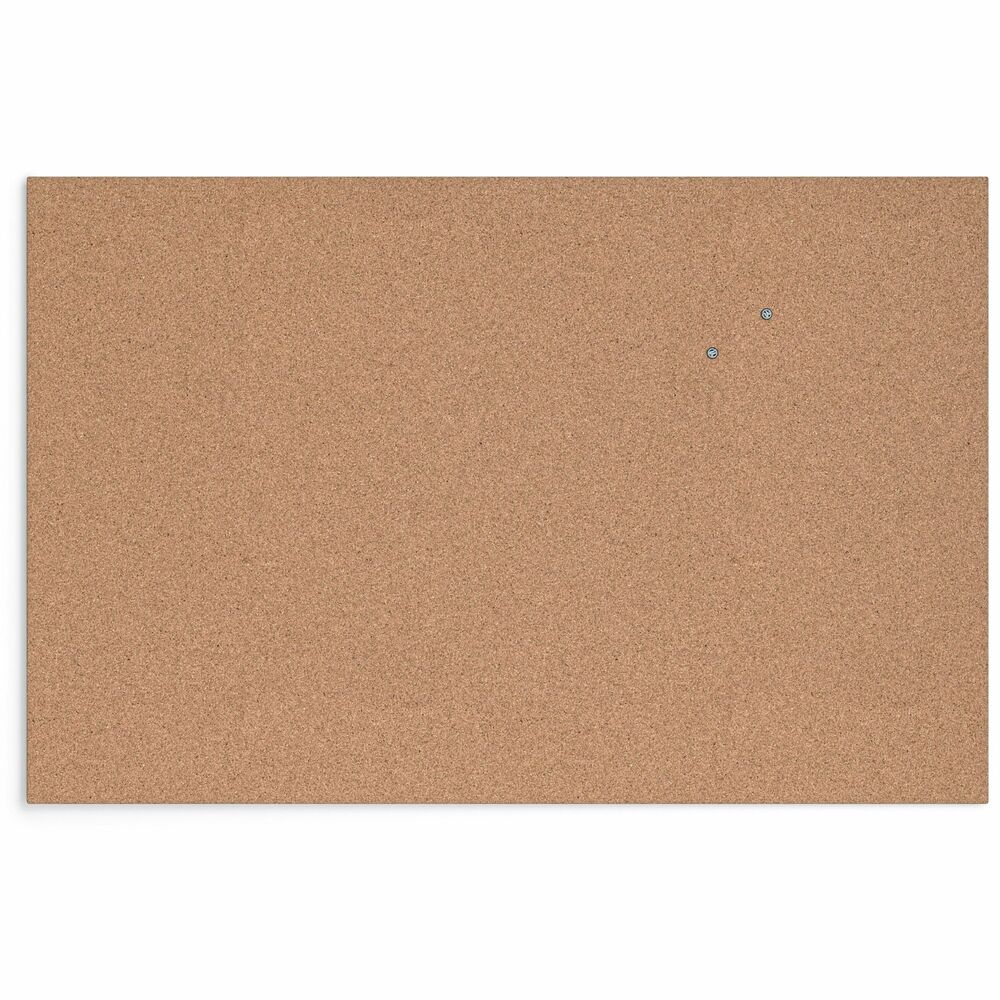 Image of U Brands Cork Board, Canvas, Frameless, 36"x7/10"x24", Natural