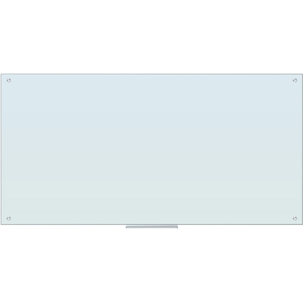 Image of U Brands Dry-Erase Board,Glass,Magnetic,Frameless,72"x36",White
