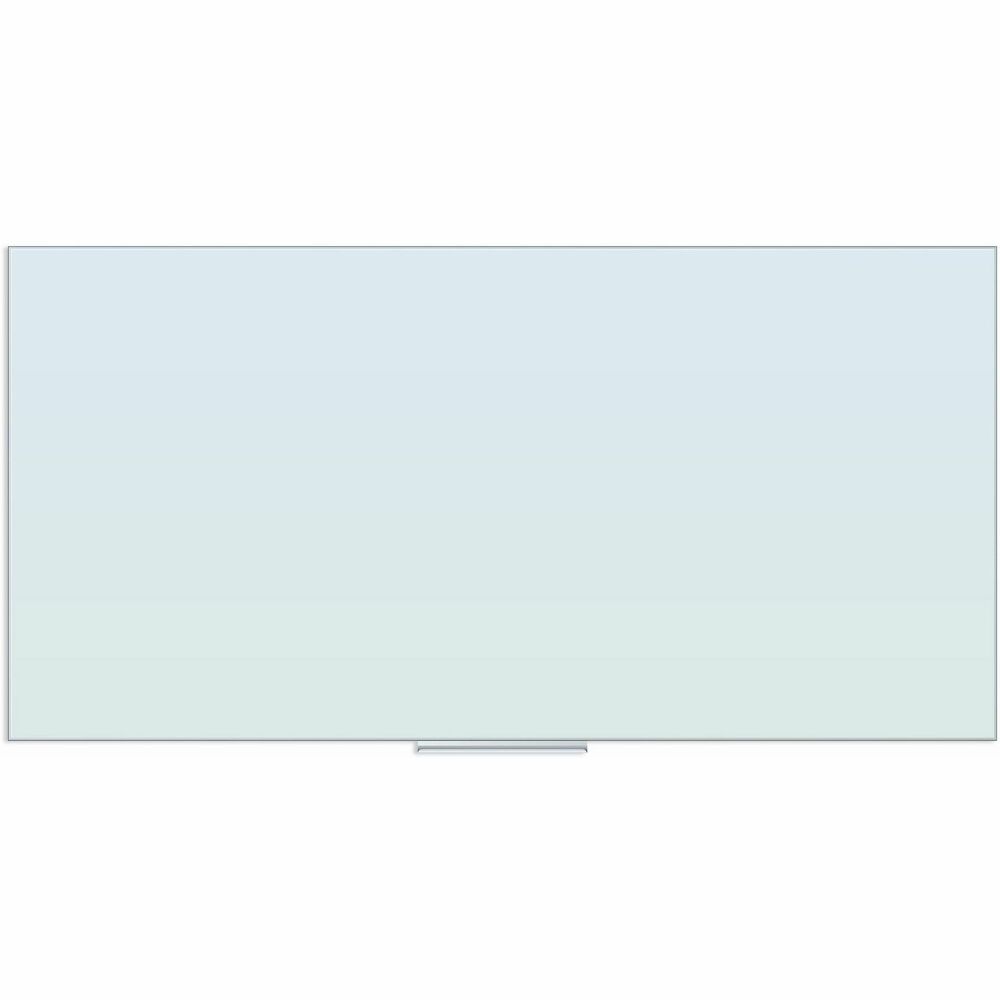 Image of U Brands Whiteboard,Floating,Glass,Frameless,72"x36",WE