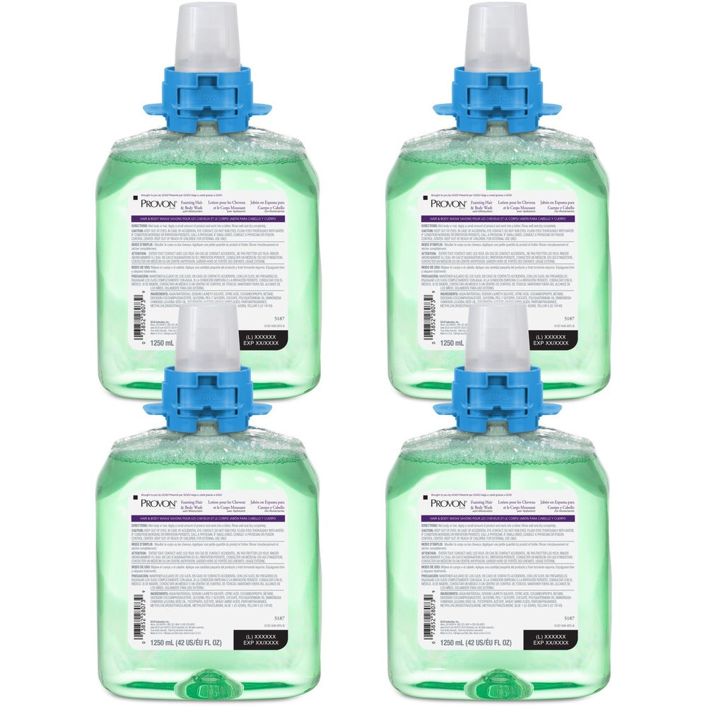 Image of Gojo Hair/Body Wash, Foam, f/PROVON FMX-12, 1250ml, 4/CT, GN