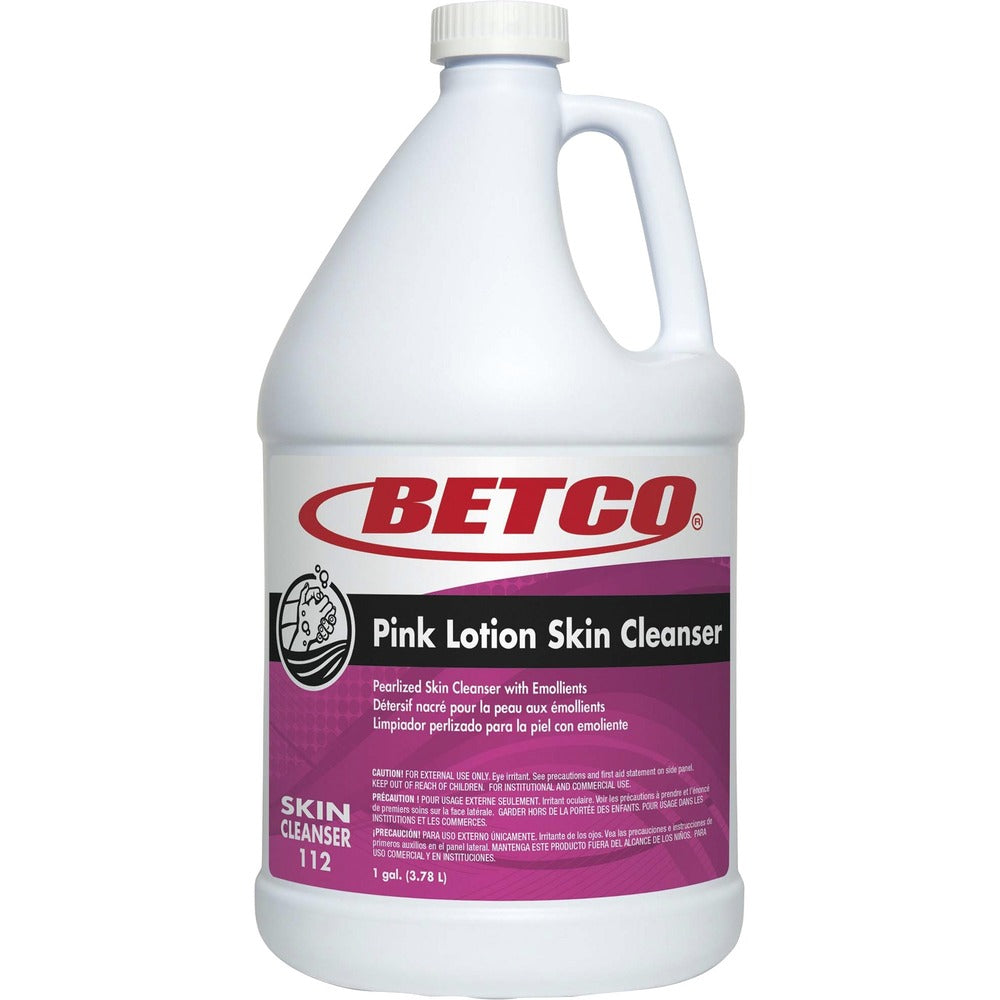 Image of Betco Corporation Skin Cleanser, Lotion, Moisturizing, 1 Gallon, 4/CT, Pink