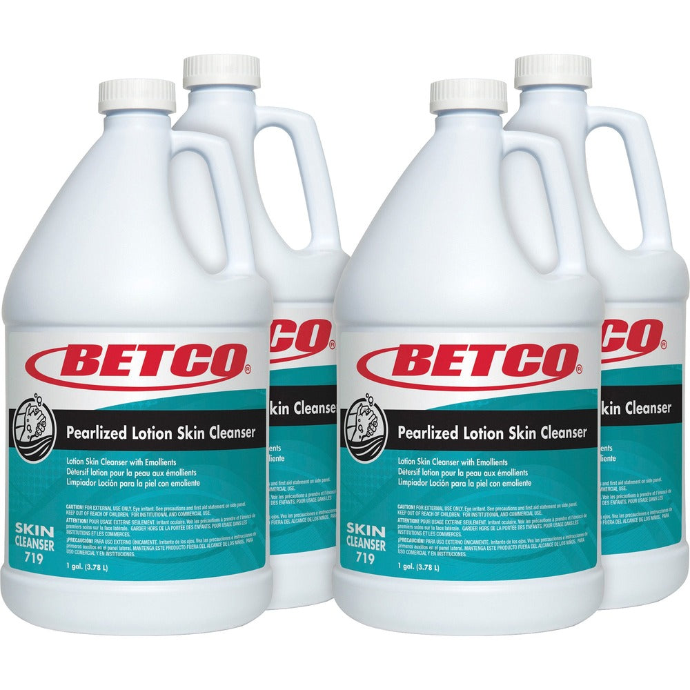 Image of Betco Corporation Skin Cleanser, Lotion, Nordic Sea, 1 Gallon, 4/CT, Pearlized