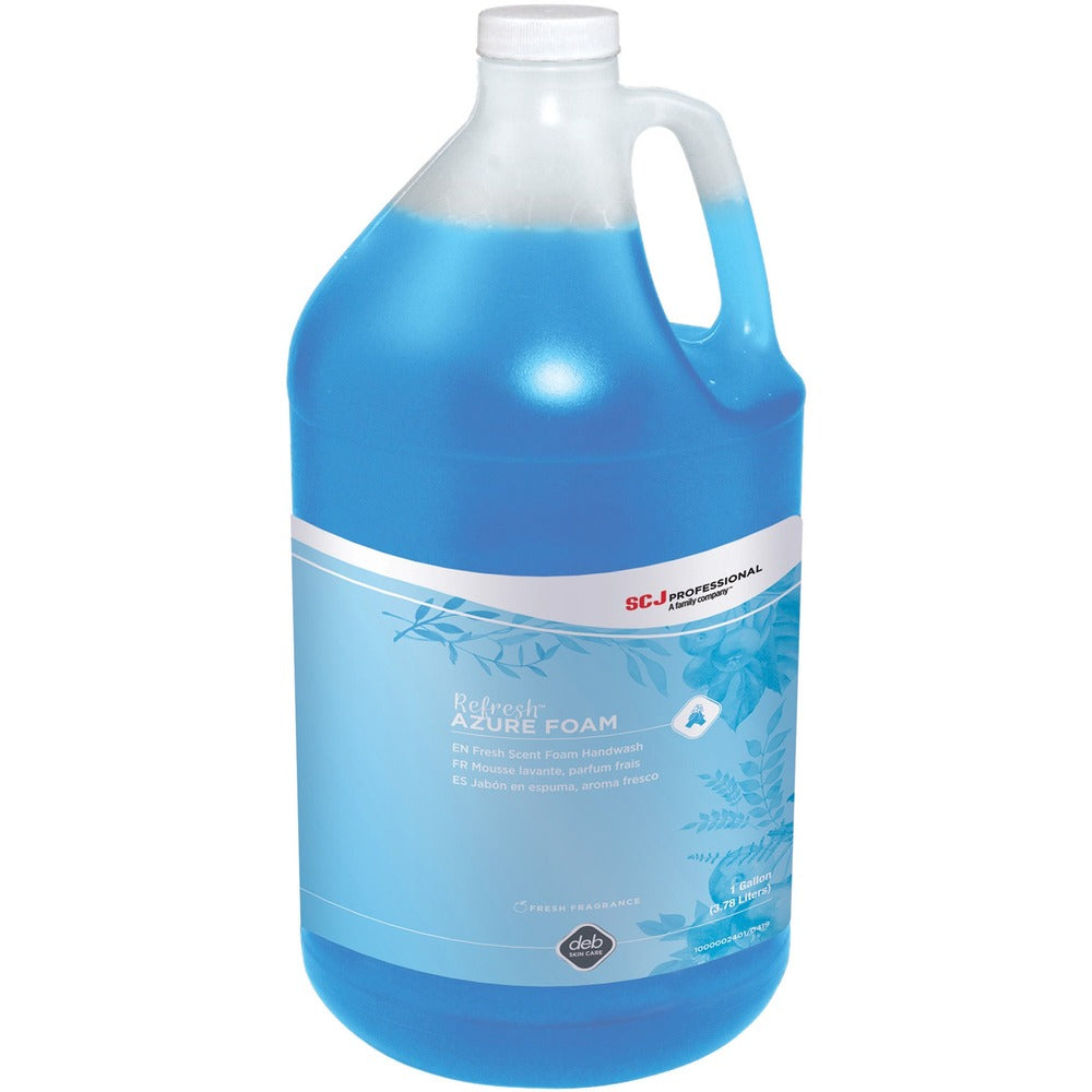 Image of S.C. JOHNSON & SON, INC Hand Soap, Foam, Fresh Apple, 1 Gallon, Blue