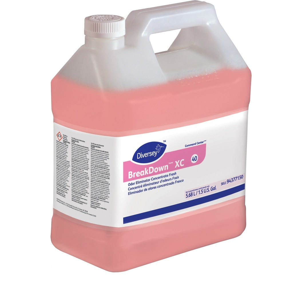 Image of Diversey Care Odor Eliminator, Concentrate, 1.5 Gallon, 2/CT, Red