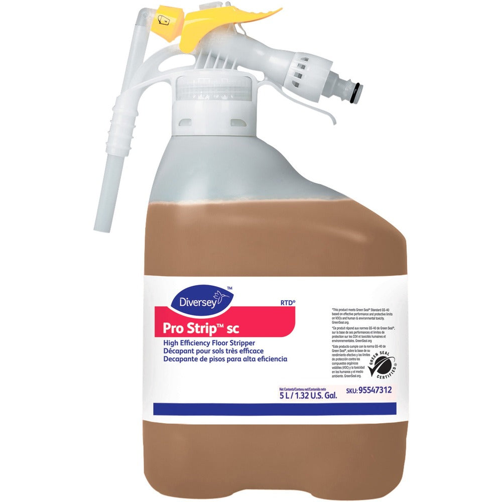 Image of Diversey Care Floor Stripper,RTD,Low-odor,Concentrated,5L,Amber
