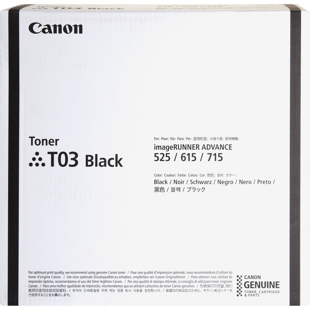 Image of Canon Toner Cartridge, f/iR 525/615/715, 51500 Page Yield, BK