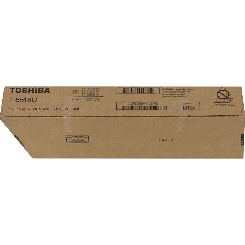 Image of Toshiba America Consumer Toner Cartridge, 5518, 106,600 Yield, BK