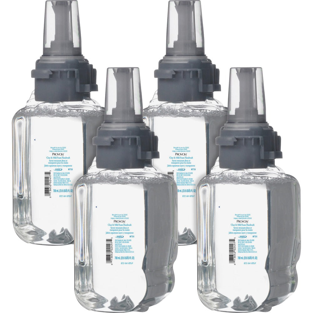 Image of Gojo Handwash,f/ProvonADX-7, Clear&Mild,Foam,700ml,4/CT,CL